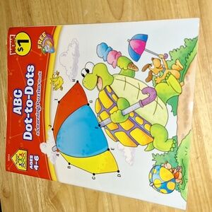 ABC Dot-To-Dots Learning puzzle book Ages 4-6 (new)
